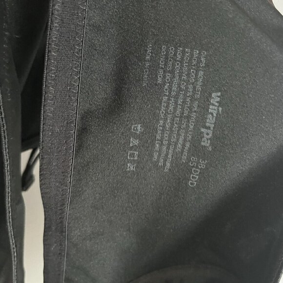 Wirarpa Bra Black 38DDD No Underwire No Padding - Picture 6 of 6